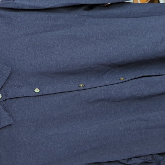 Banana Republic blue casual button down top size XL - Picture 10 of 11